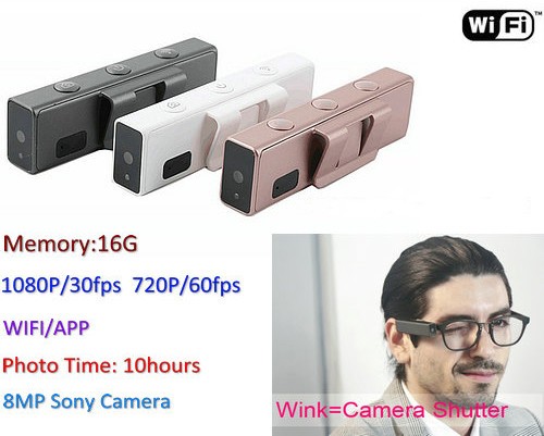 WIFI Mini Wink Camera, HD1080P, 720P - 1