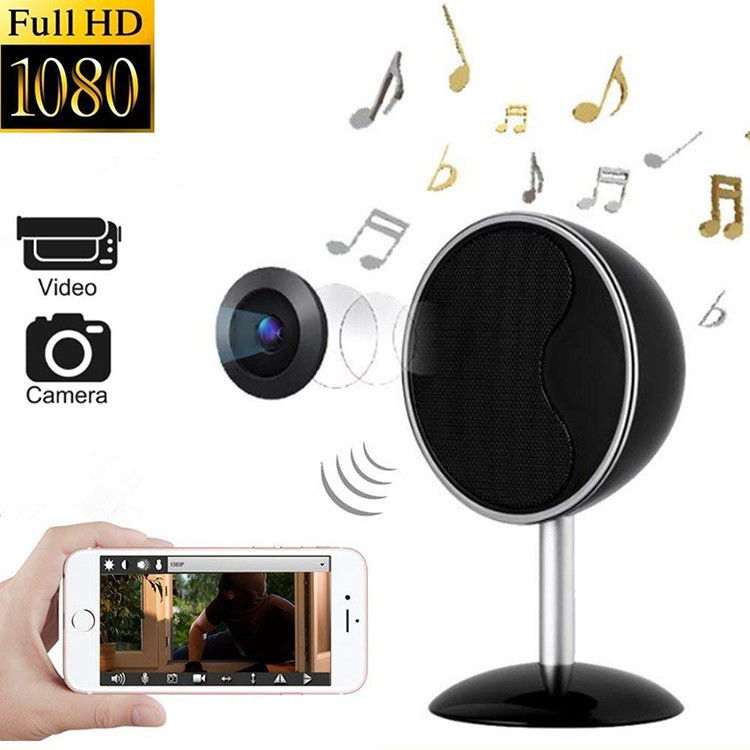 1080P WIFI Bluetooth Speakers Hidden Spy Camera - 1