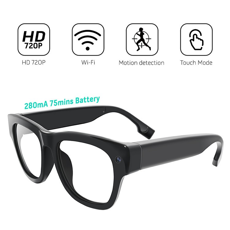 Eyeglasses WiFi IP Security Camera - 3