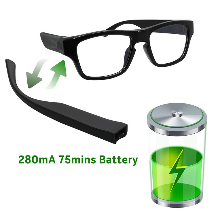 Touch Eyeglasses P2P Security Camera - 4