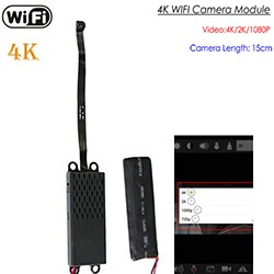 4K WIFI Pinhole Camera, Recording 35 Hrs, SD Card Max 128G - 1 250px