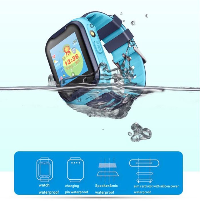 GPS033W - 4G Waterproof Video Call Watch - Waterproof