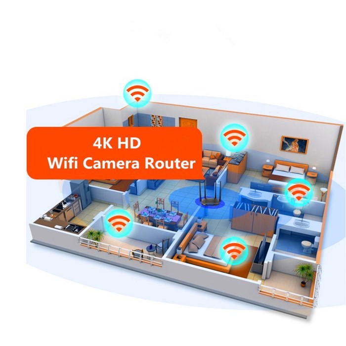 SPY296 - 4K WIFI Router Camera, HD 4K2K, Hisilicon 3518E, 2.0MP Camea,TF Max 128G 11 (2)700x