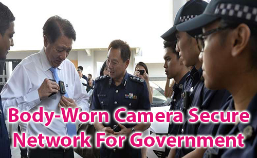 Body worn camera secure network for government