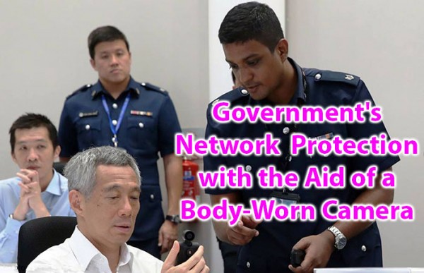 Government's Network protection with the aid of a body-worn camera