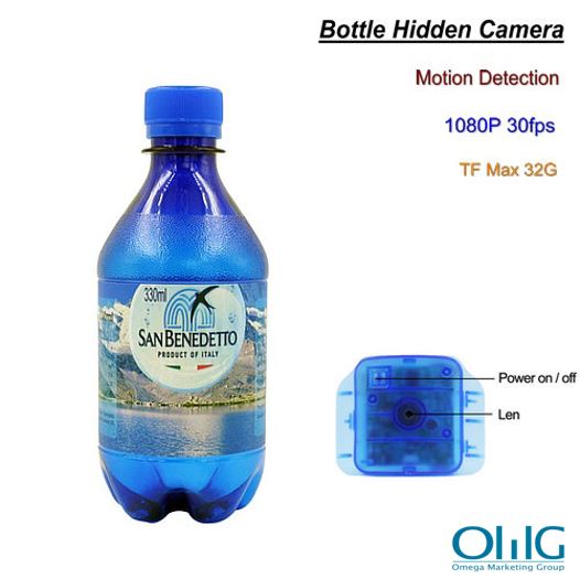 Bottle Hidden Camera, Motion Detection