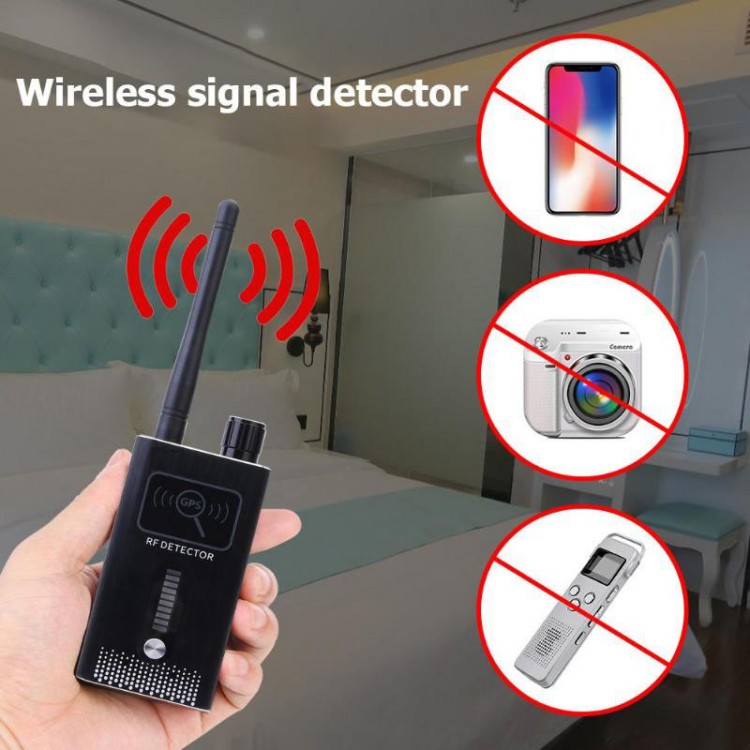 GPS SPY Camera RF Dual Signal Detector, Range 1-8000MHz, Distance 5-8m - 01 New