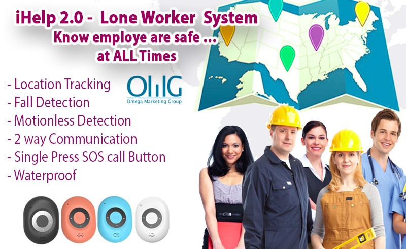 iHelp version 2 – Man Down System – Lone Worker Employee Safety Solution