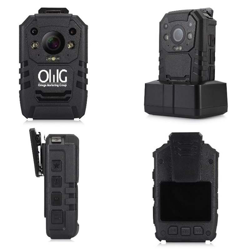 BWC004 - OMG Ruggedized Casing Police Body Worn Camera - Multi View