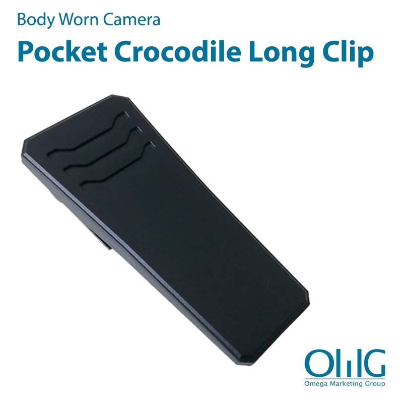 BWC004-PLC - Police Body Worn Camera - Accessories - Crocodile Pocket Long Clip