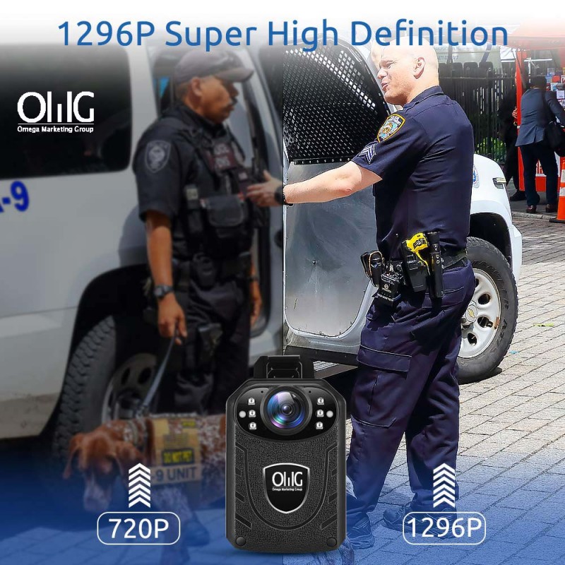 BWC055 – Mini Body Worn Camera with Removable SD Card - 1296p Super High Definition