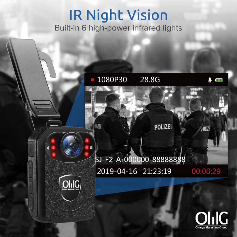 BWC055 – Mini Body Worn Camera with Removable SD Card - IR Night Vision