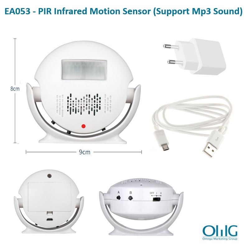 Pir Infrared Motion Sensor (Support Mp3 Sound)
