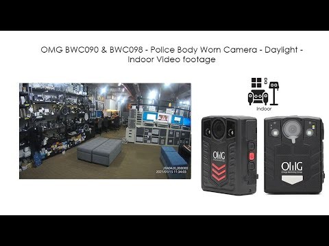 OMG BWC090 & BWC089 - Police Body Worn Camera - Daylight - Indoor Video footage