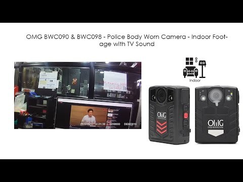 OMG BWC090 & BWC089 - Police Body Worn Camera - Indoor Footage with TV Sound
