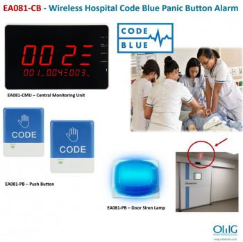 EA081 - Wireless Disabled Toilet Panic Button Pull Cord Strings Alarm v3