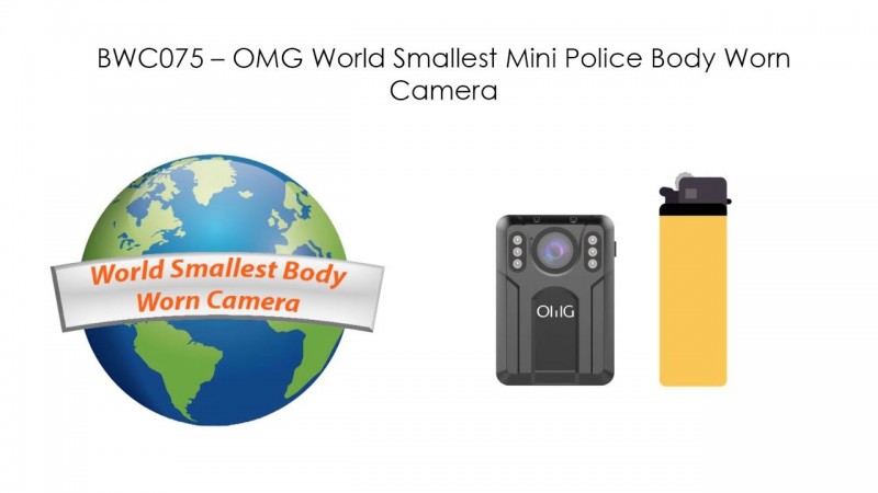 BWC075 – OMG World Smallest Mini Police Body Worn Camera