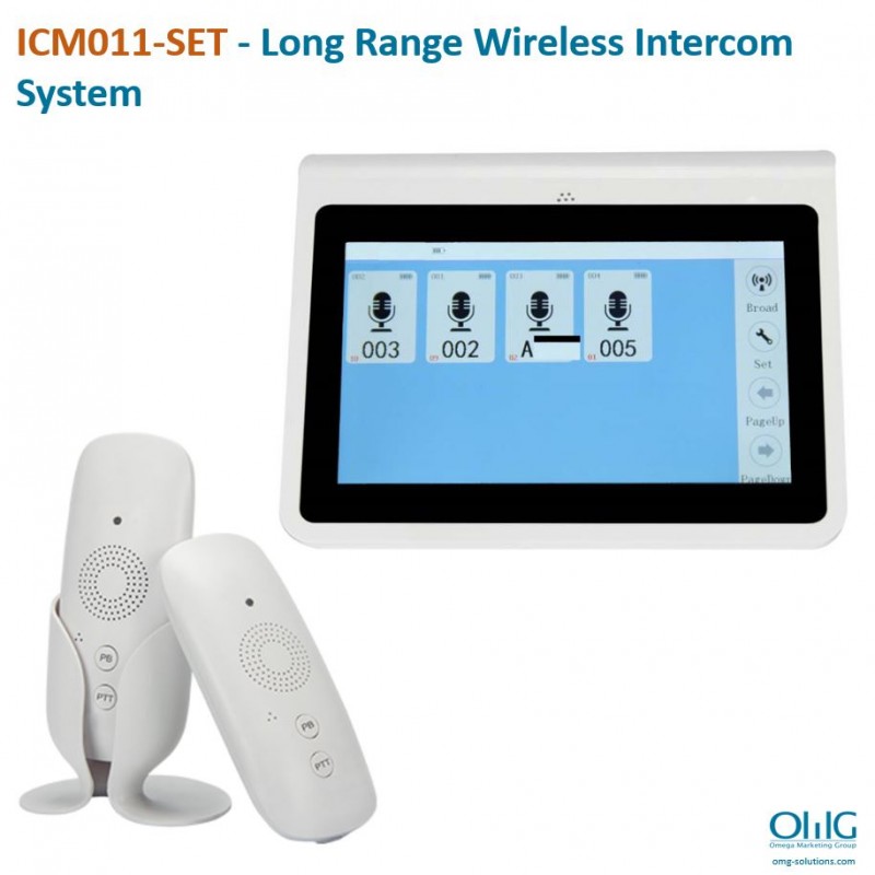 ICM011 - Long Range Wireless Intercom System - Full Set v2