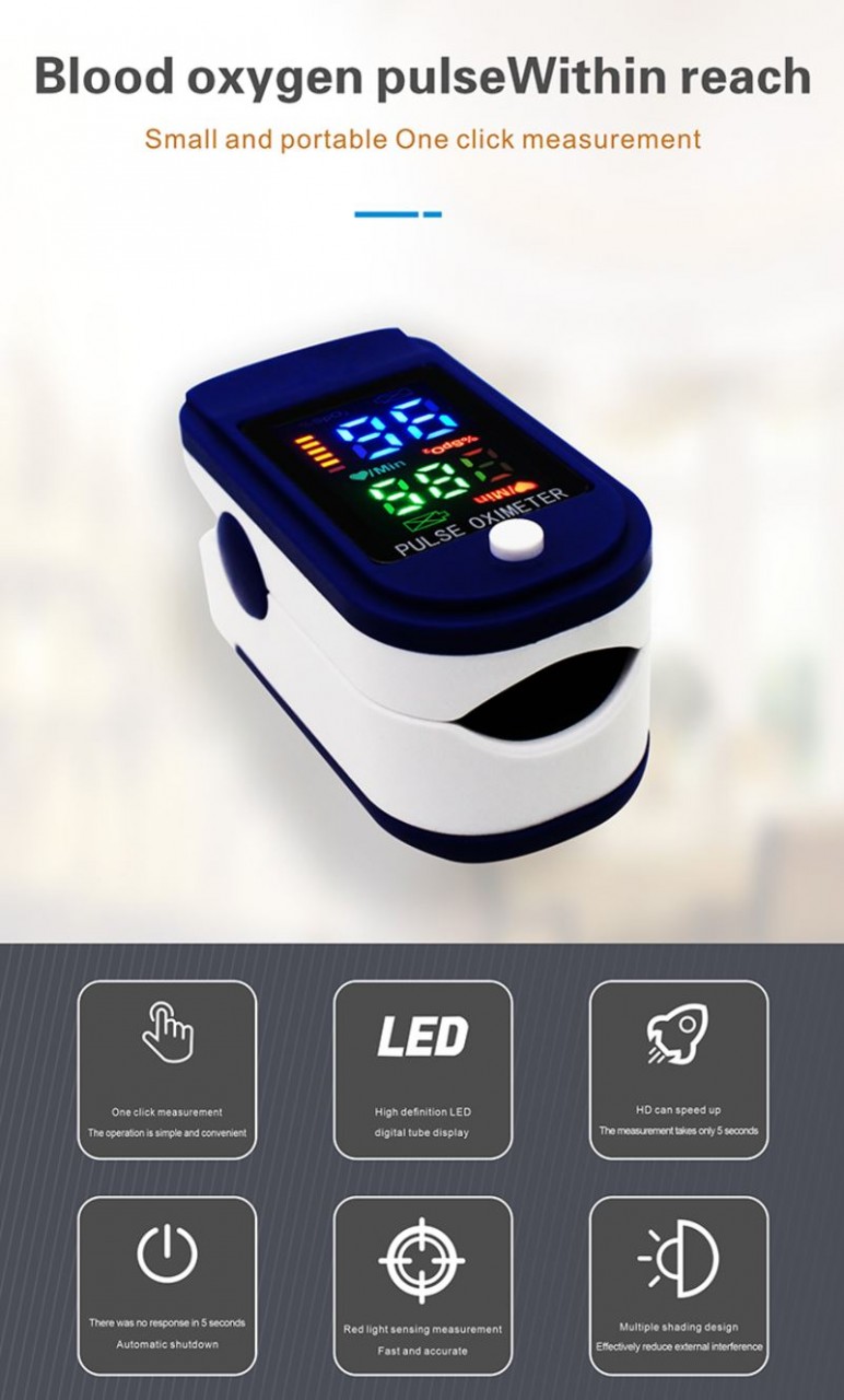 EA084 - Pulse Oximeter Finger Monitor (CE Certified )