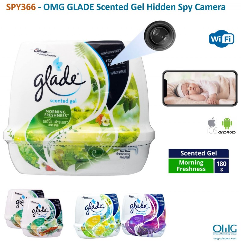 SPY366 - OMG GLADE Scented Gel Hidden Spy Camera v2