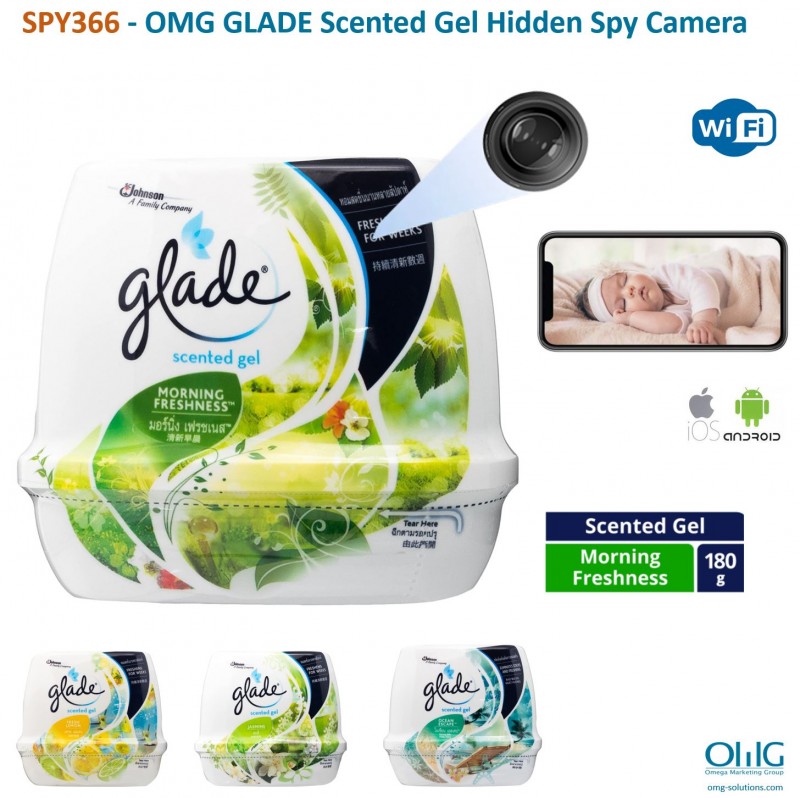 SPY366 - OMG GLADE Scented Gel Hidden Spy Camera