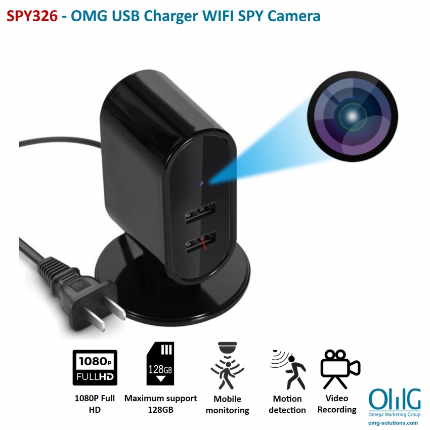 SPY326 - USB Charger WIFI SPY Camera Main Page