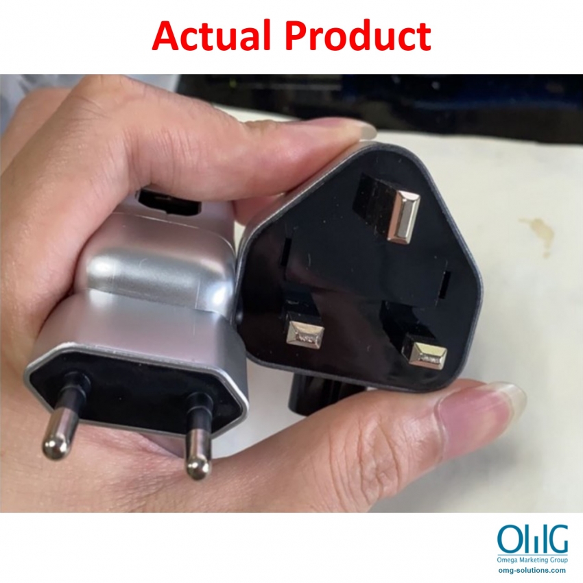 SPY348 – OMG SPY USB Charge 4K Camera (3 Pin UK Plug) - Actual Product
