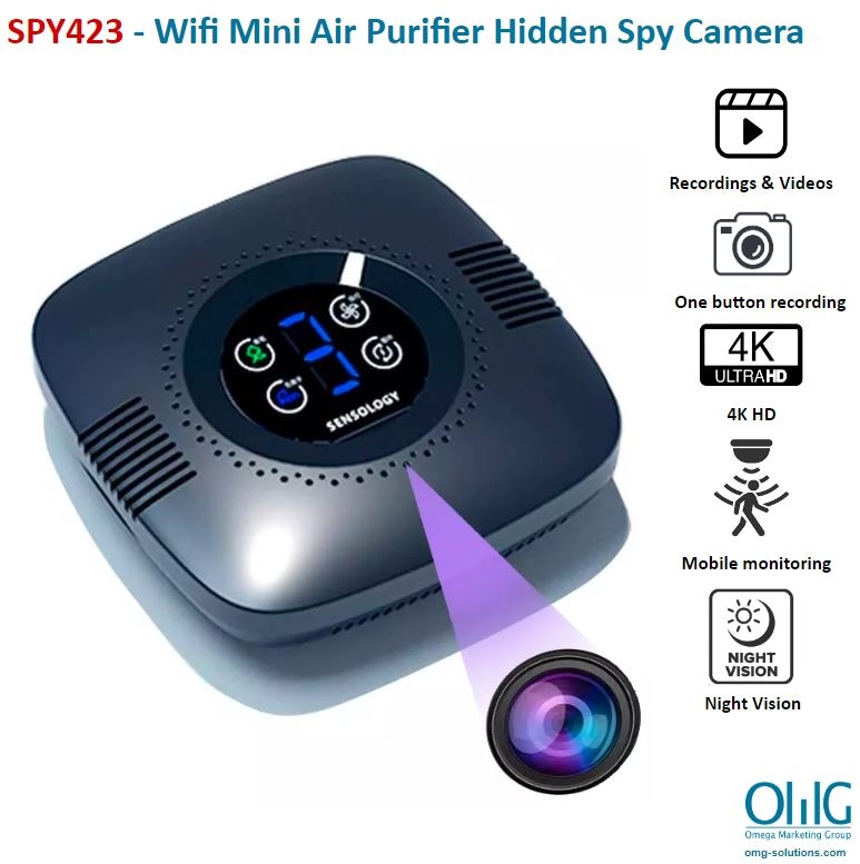 SPY423 - Mini wifi Air Purifier Main