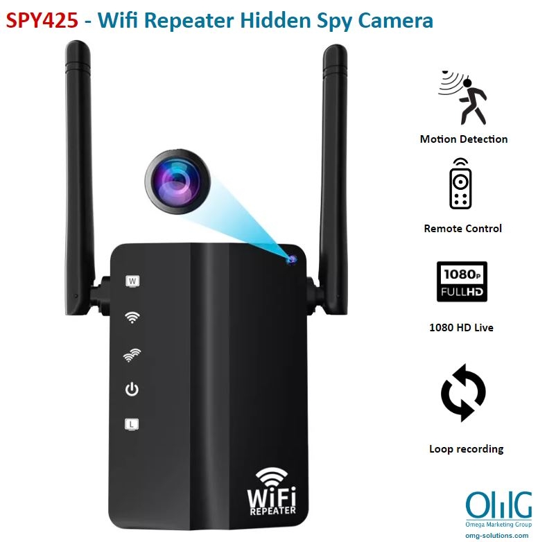 SPY425 - Hidden Wifi Repeater Spy Camera Main