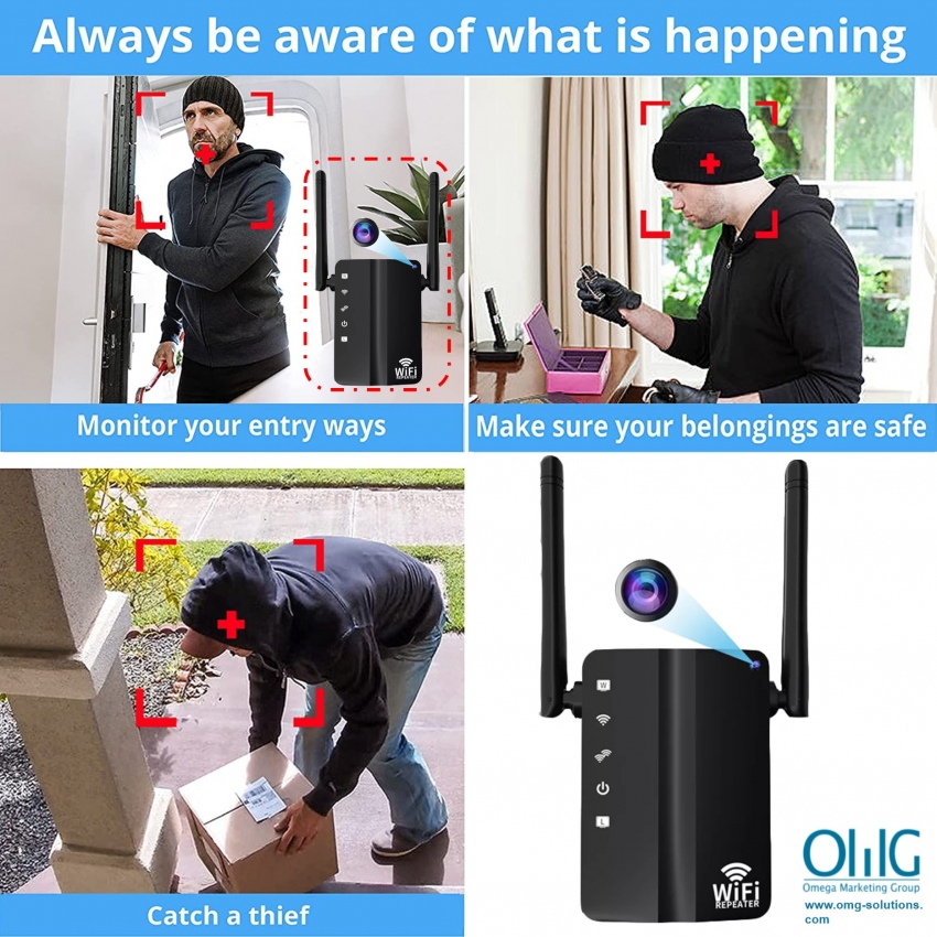 SPY425 - WiFi Repeater Hidden Spy Camera Uses and Purpose