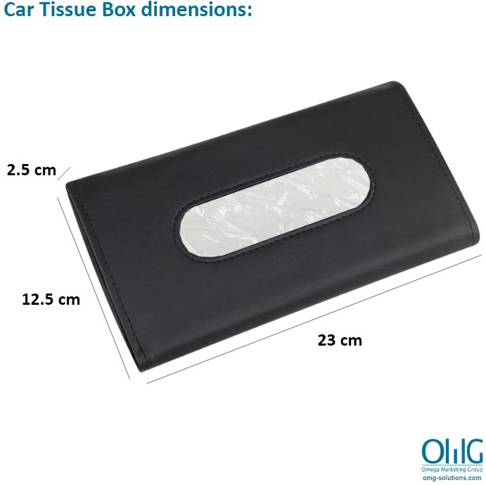 SPY426 - Car Tissue Box Hidden Spy Camera - Dimensions