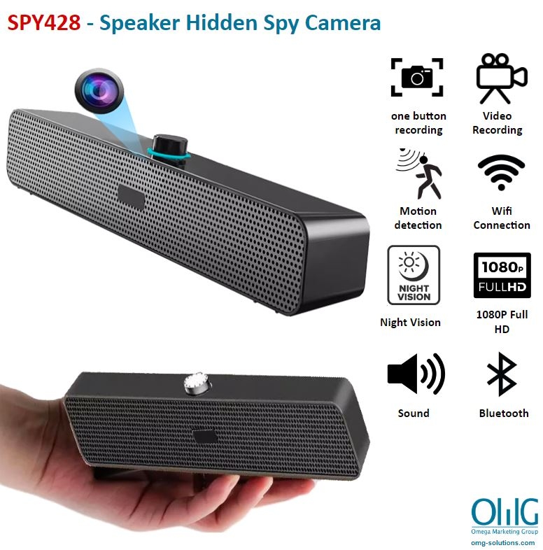SPY428 - Hidden Speaker Spy Camera Main