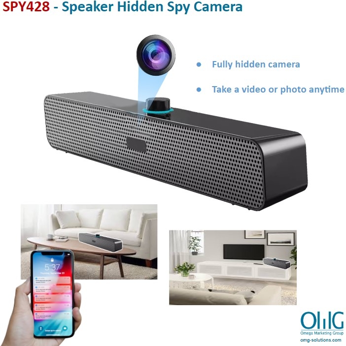 SPY428 - Speaker Hidden Spy Camera - Main