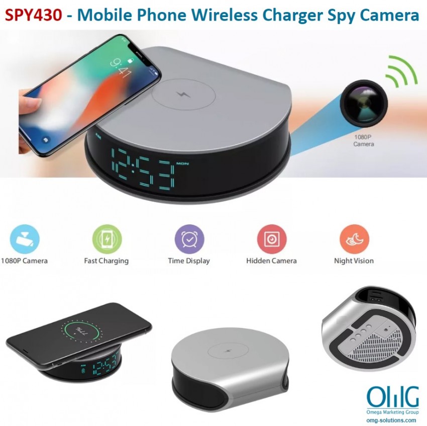 SPY430 - Mobile Phone Wireless Charger Spy Camera - Main Page 03