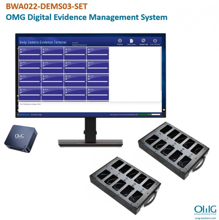 BWA022-DEMS03-SET - OMG Digital Evidence Management System (Mini)