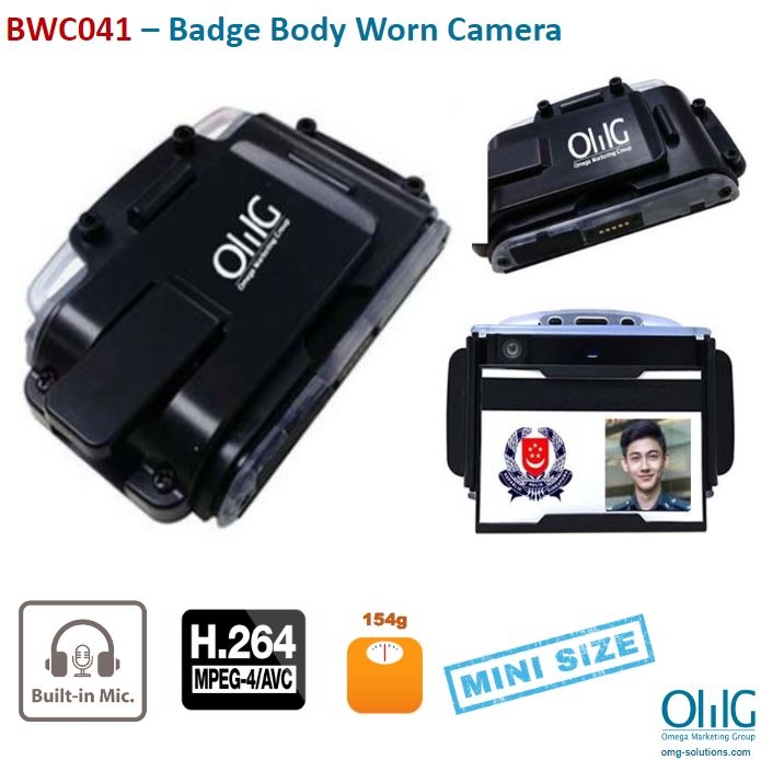 BWC041- OMG Badge Body Worn Camera
