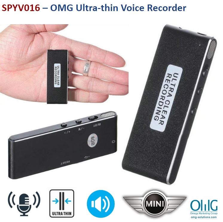 SPYV016 - OMG Ultra-thin Voice Recorder