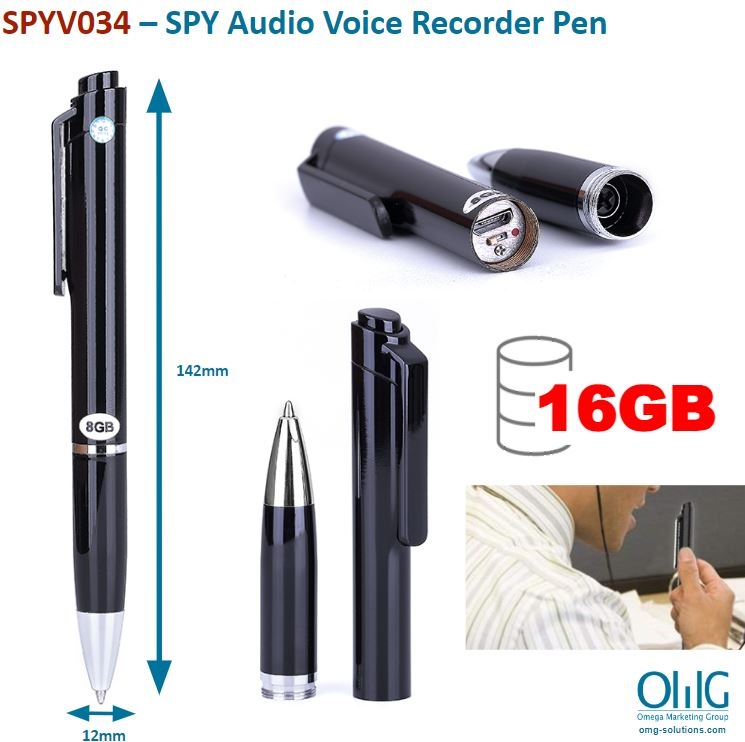 SPYV034 - Audio Voice Recorder Pen Main page