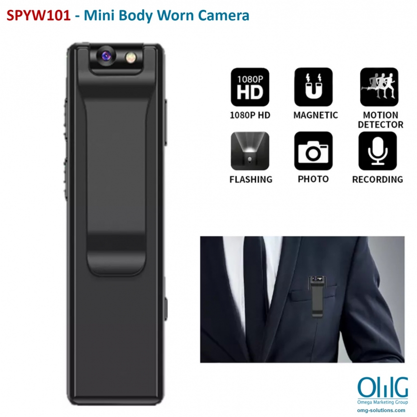 SPYW101 - Mini Body Worn Camera Main Page