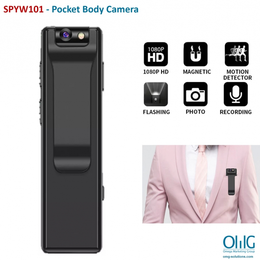 SPYW101 - Pocket Body Camera Main Page