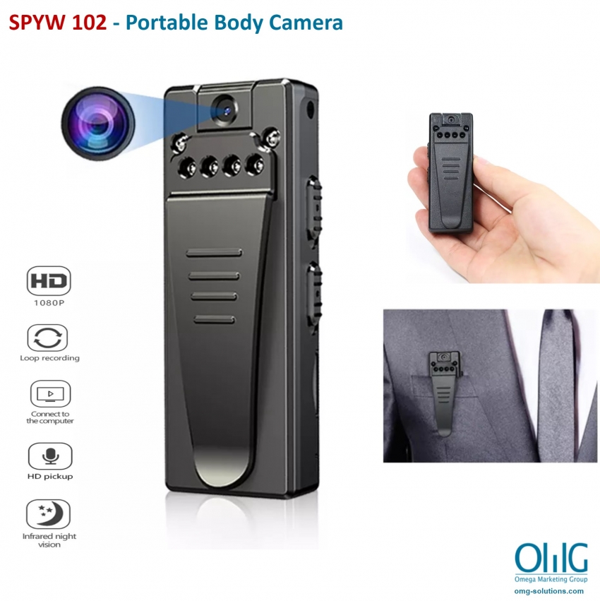 SPYW102 - Pocket Body Camera Main Page
