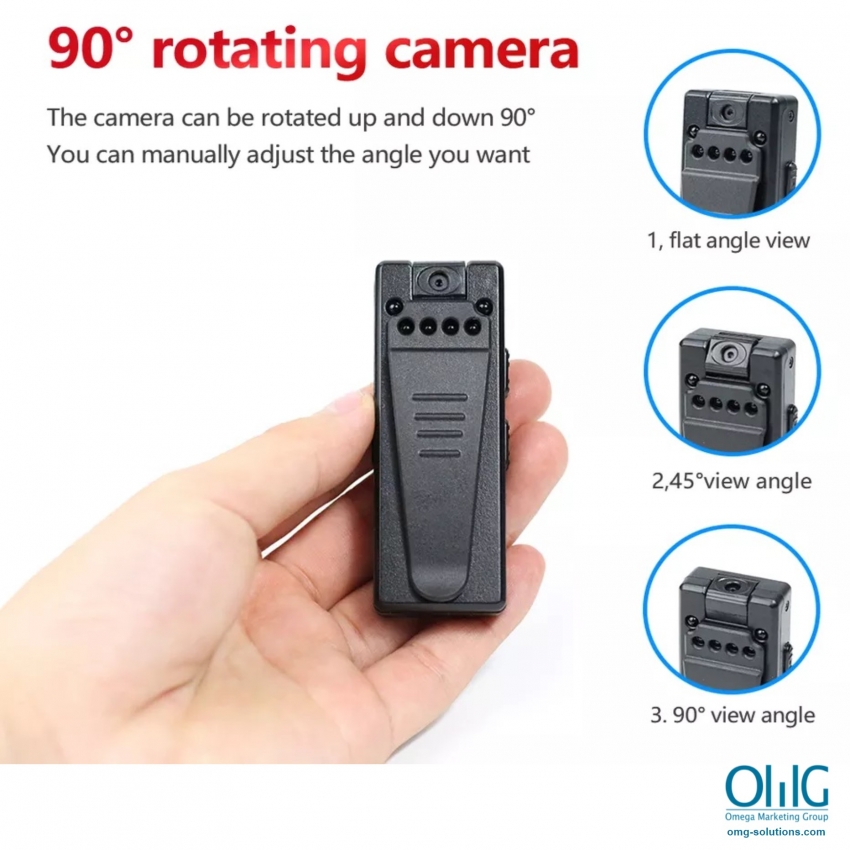 SPYW102 - Pocket Body Camera Rotating Camera
