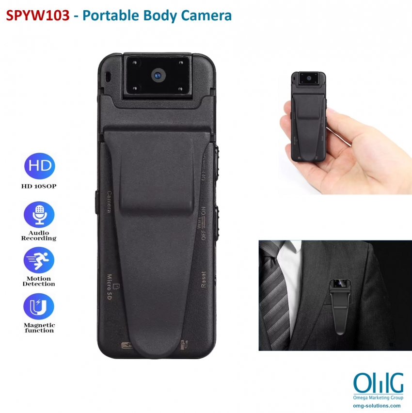 SPYW103 - Portable Body Camera Main Page