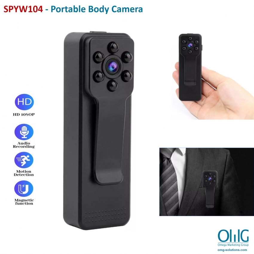 SPYW104 - Pocket Body Camera Main Page