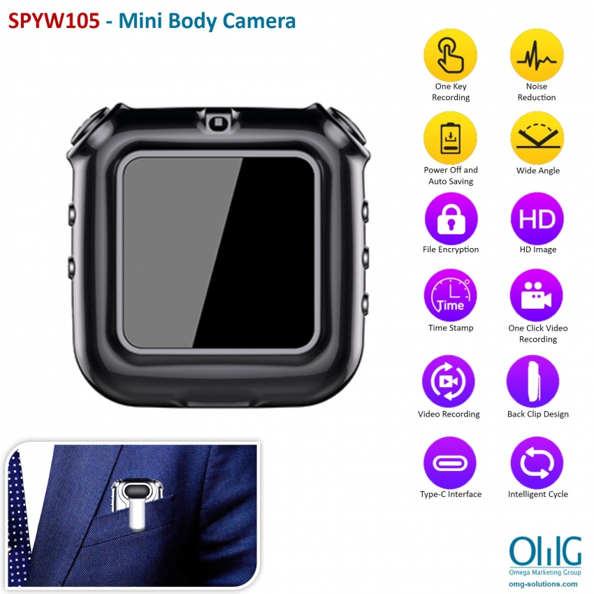 SPYW105 - Mini Body Camera Main Page