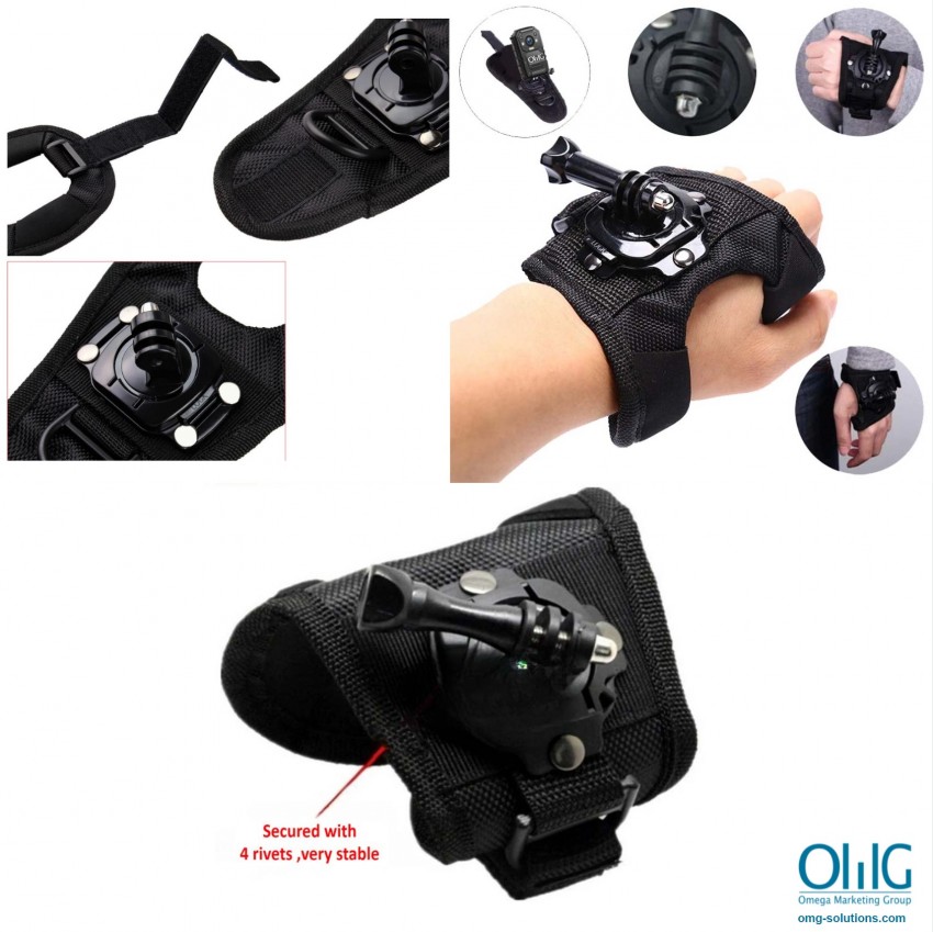BWA027 - OMG Body Camera Accessories - Wrist Band Arm Strap Belt Product Features