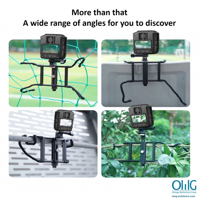 BWA032 - OMG Body Camera Accessories - Foldable Net Bracket Mount - Product Appplication