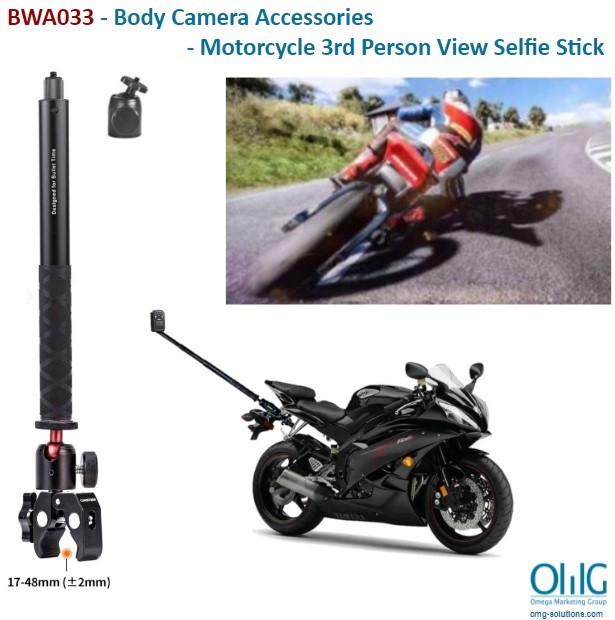 BWA033-BodyCameraAccessories-Motorcycle3rdPersonViewSelfieStick-MAINPAGE