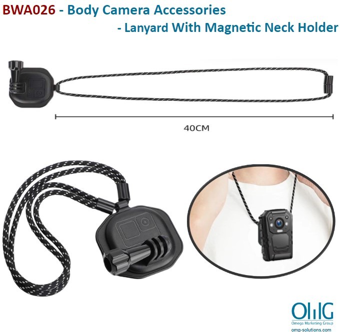BWA026 - Body Camera Accessories - Lanyard With Magnetic Neck Holder