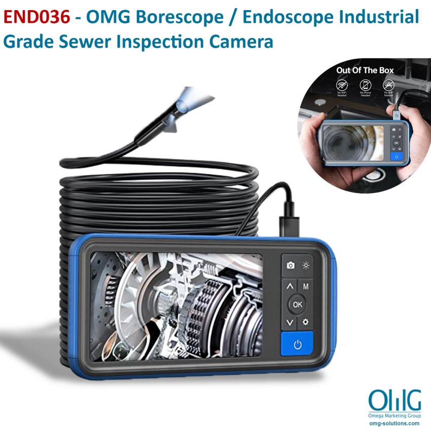 OMG Solution - END036 - Industrial Grade Sewer Inspection Camera - Main Page